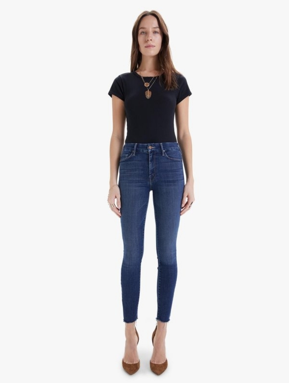 Mother The Looker Ankle Fray in Hot Springs Jeans Women’s size 28